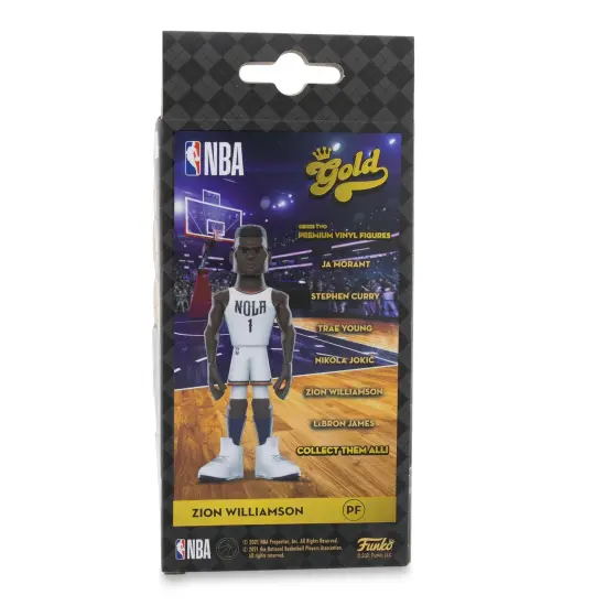 New Orleans Pelicans NBA Funko Gold 5 Inch Vinyl Figure | Zion Williamson CHASE {5}