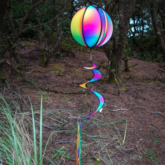 In the Breeze 11-inch Jewel Hanging Ball Spinner, Wind Spinner, 2488 {4}