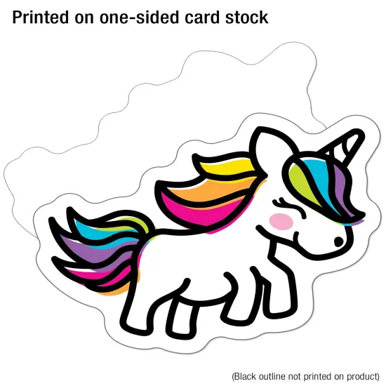 Carson Dellosa 150-Piece Rainbow Decorations, Emoji, Mermaid, Unicorn, Heart, Summer Sunglasses and Star Decor for Bulletin Board, Party and Classroom Must Haves {4}