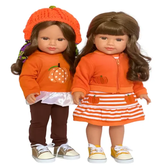 Whisked Away to Autumn's Whimsy: Delight in the Fall Harvest Outfits for 18-Inch Dolls- 18 inch doll clothes {1}