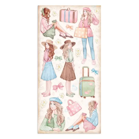 Stamperia Collectables Double-Sided Paper 6"X12" 10/Pkg-Oh La La {4}