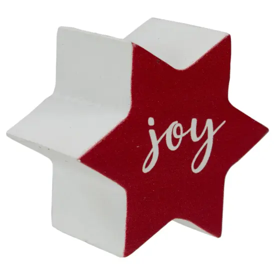 Northlight Christmas "Joy" Countdown Advent Calendar - 24" - Red and White {5}