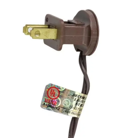 Brite Star Mini Commercial Length Christmas Light Set - Clear - 68' Brown Wire - 300ct {7}