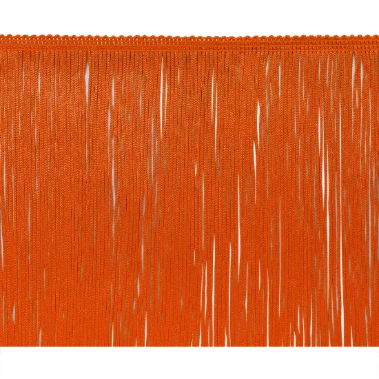 5 Yards of 4" Chainette Fringe Trim | 5 yard cut Orange {1}