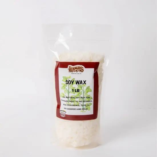 Lehman's Candle Making Soy Wax, All Natural, White Pellets, 1 Pound Bag {1}