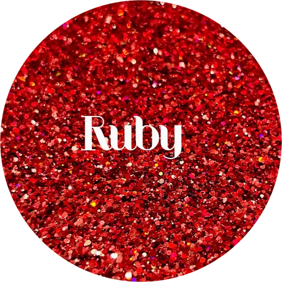 Polyester Glitter - Ruby by Glitter Heart Co.&trade; {1}