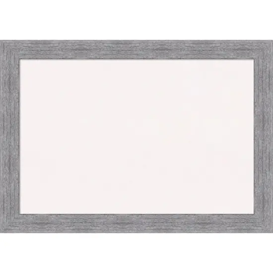 Bark Rustic Framed Corkboard, White Cork Grey {1}