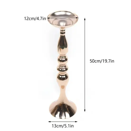 10pcs Metal Vase Centerpiece Stand Candle Holder Wedding Flower Table Decor {6}