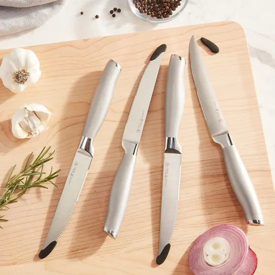 Henckels Modernist Steak Knife Set of 4, Silver, Stainless Steel {3}