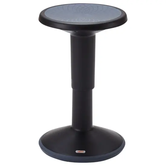 SitWell Adjustable Height Wobble Stool, Active Flexible Seating Chair Grey {7}