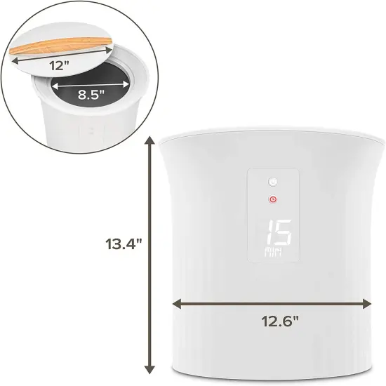 Live Fine Bathroom Towel Warmer, Small Blanket & Towel Heater White {3}