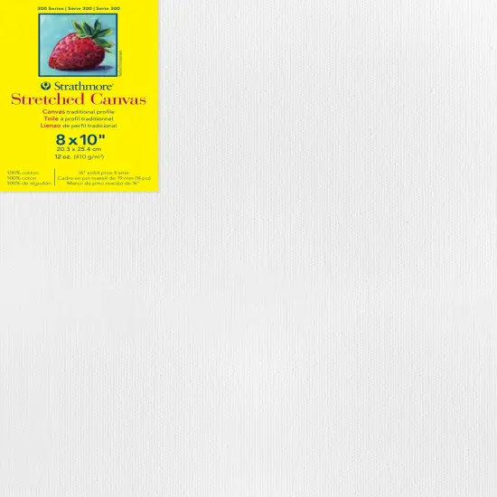 Strathmore 300 Series Traditional Stretch Canvas-8"X10" {1}