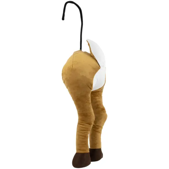 Northlight 20" Plush Hanging Reindeer Legs Christmas Decoration Brown {5}