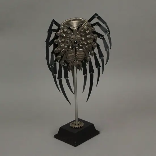 12 Inch Bronze Resin Steampunk Horseshoe Crab Sculpture Decorative Home Decor {4}