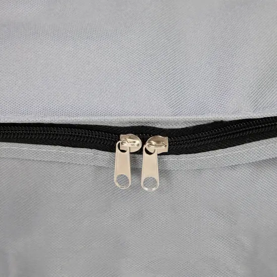 Northlight 30" Gray Multi-Seasonal Double Wreath Storage Bag {6}