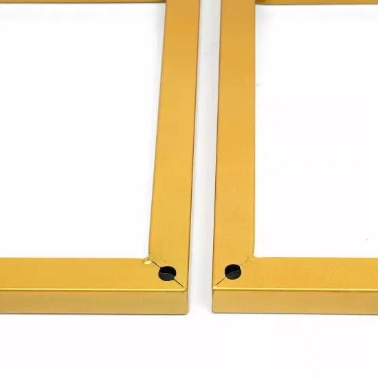 Metal Hexagon Stand Gold Wedding Flowers Arch Party Backdrop Plants Rack Decor {2}