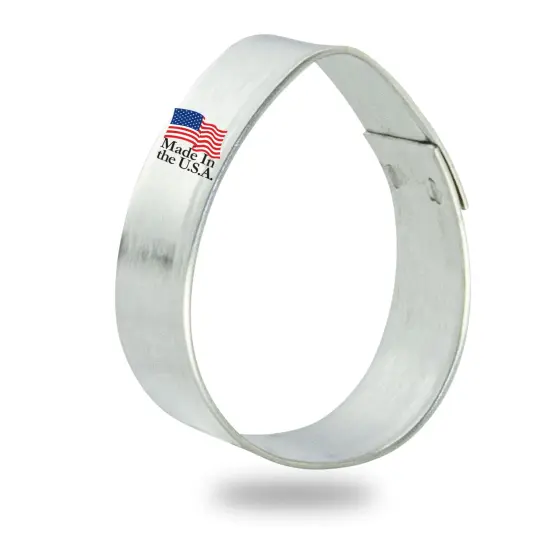 Miniature Easter Egg Cookie Cutter - Made in the USA &ndash; By CookieCutter.Com Cookie Cutters Tin Plated Steel Egg Cookie Mold (1.5 Inch) {2}