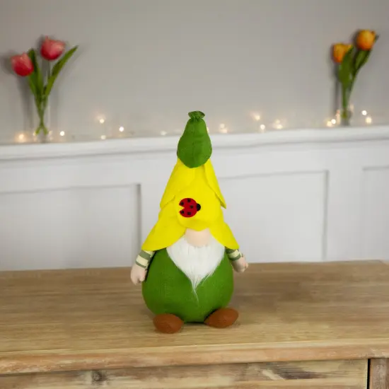 Northlight Ladybug Gnome Spring Figure - 11" - Yellow Green {3}