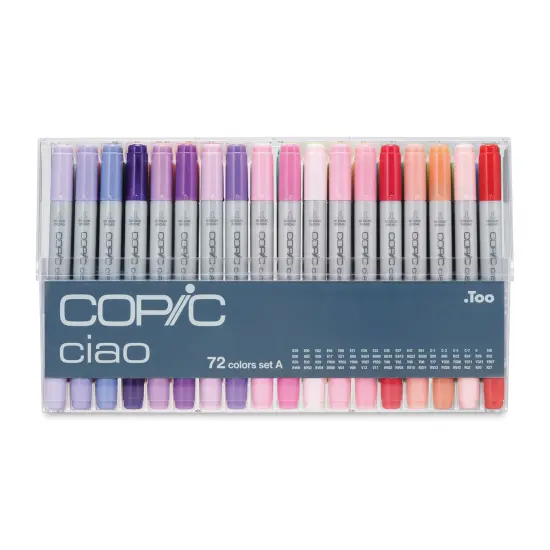 Copic Ciao Double Ended Marker Set - Set A, Set of 72 {2}