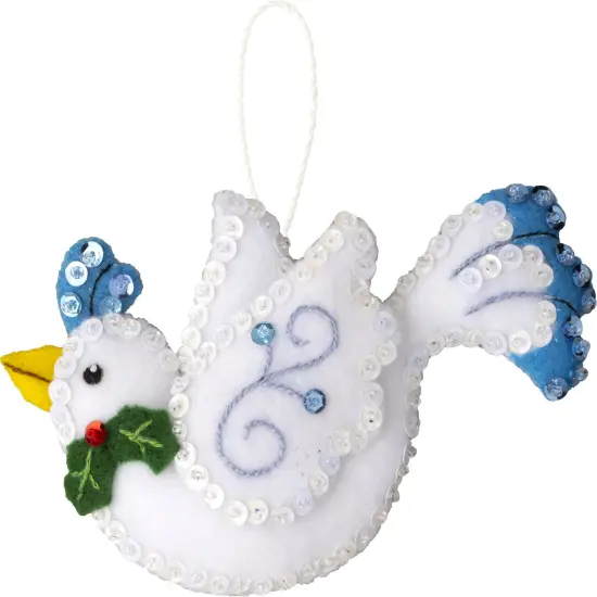 Bucilla Felt Ornaments Applique Kit Set Of 6-Holiday Favorites {5}