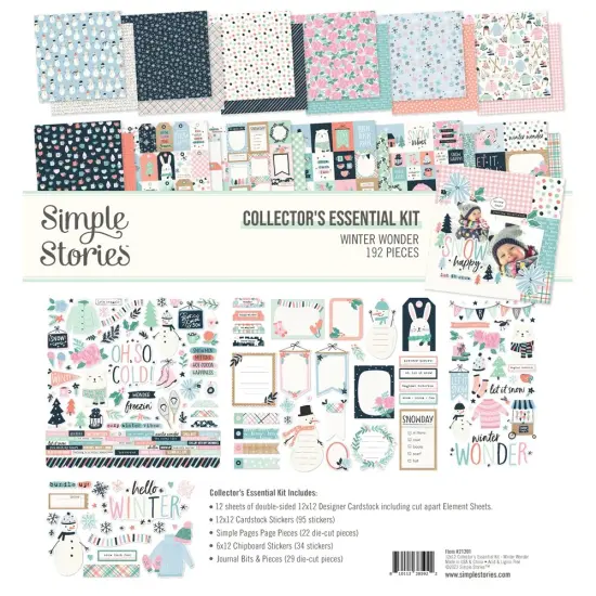 Simple Stories Collector's Essential Kit 12"X12"-Winter Wonder {1}