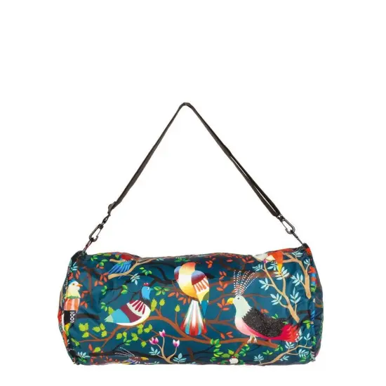 LOQI Metallic Weekender Reversible Bag, Matt Rose Gold, One Size {4}