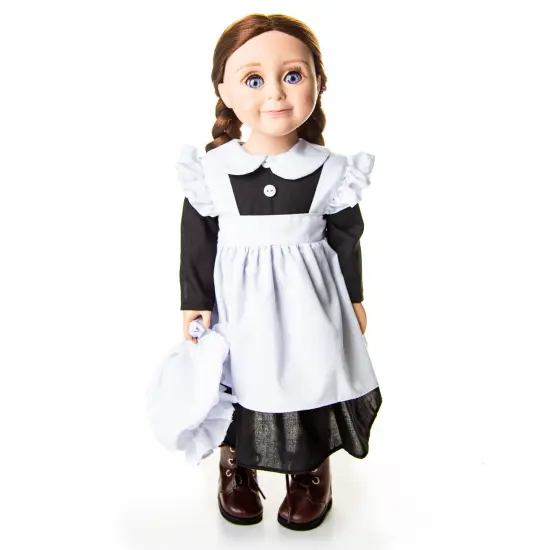 The Queen' Treasures 18 Inch Doll 5 Piece Kitchen Maid Clothes Outfit with Boots {6}