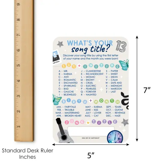 Big Dot of Happiness In My Party Era - 2-in-1 Celebrity Concert Party Cards - Activity Duo Games - Set of 20 {7}