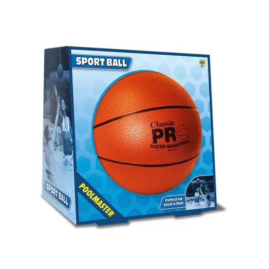 Swim Central 8.5" Brown Sport Ball Classic Pro Water Basketball Swimming Pool Accessory {3}