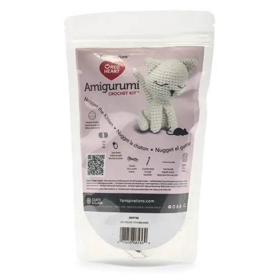 Red Heart Amigurumi Kit-Nugget The Kitten {1}