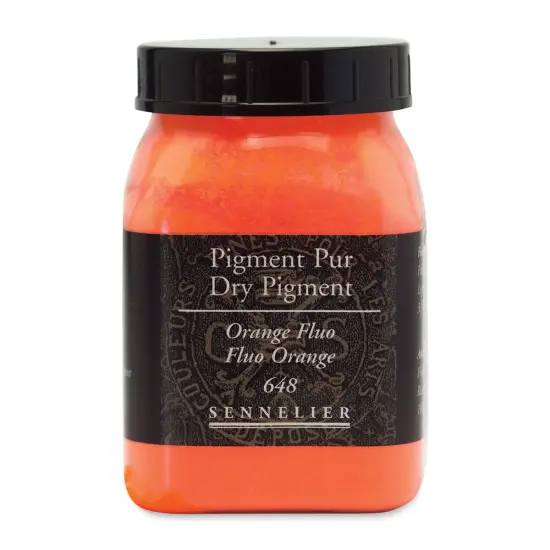 Sennelier Dry Pigment - Fluorescent Orange, 100 g jar {1}