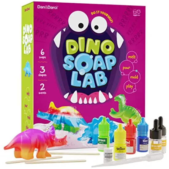 Dinosaur Science DIY Craft Kit - STEM Toys for Kids Ages 3-12 - Soap Making, Gifts for Boys and Girls {2}