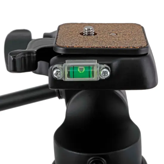 SoHo Urban Artist Deluxe Durable Aluminum Camera Tripod w/ Tripod Weight Bag, 3-Way Tilting Head, Telescoping Legs, Quick Release Plate, Adjusts 24.5-58in, Bubble Level, Compass, & Nylon Carrying Case {5}