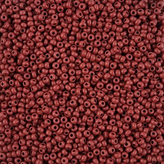 John Bead 8/0 Terra Intensive Matte Czech Glass Seed Beads, 500g Brown {1}