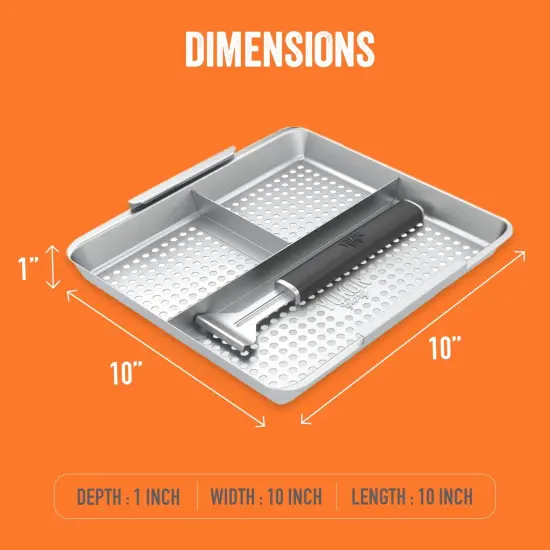 Yukon Glory Compartment Grill basket {4}