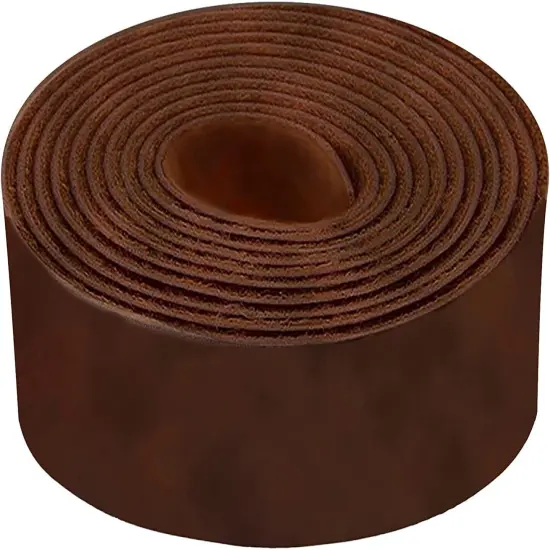 0.75"x50" (1.9x127cm) ELW 5-6 oz (2-2.4mm) 72" Length, Straps, Belts, Strips Full Grain Leather Crazy Horse Belt Medium DIY Craft, Pet Collars, Blanks, Accessory, Jewelry, Wrapping Cognac {1}
