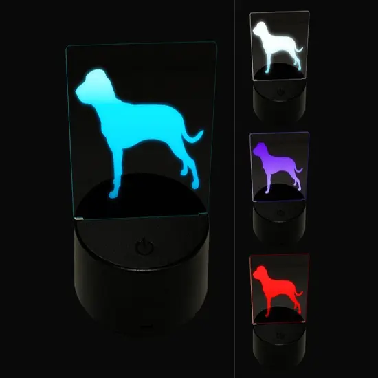 Bracco Italiano Dog Solid 3D Illusion LED Night Light Sign Nightstand Desk Lamp {1}
