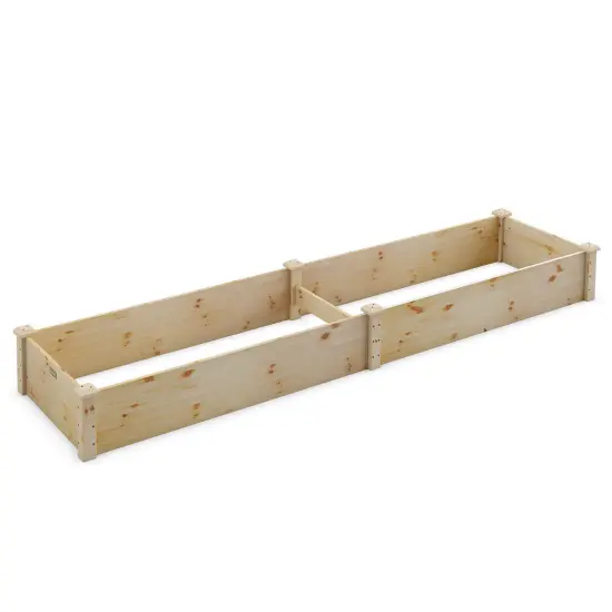 Wooden Raised Garden Bed Outdoor for Vegetables Flowers Fruit {2}