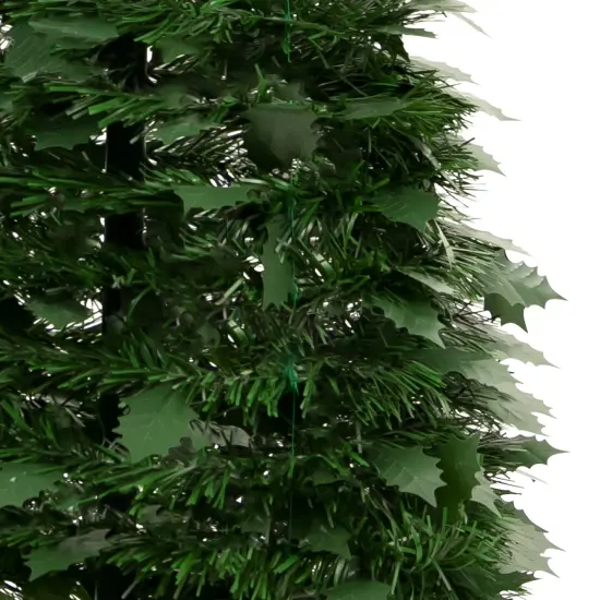 Northlight 6' Green Tinsel Pop-Up Artificial Christmas Tree, Unlit {4}
