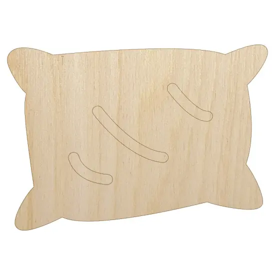 Pillow Sleep Doodle Unfinished Wood Shape Piece Cutout for DIY Craft Projects {7}