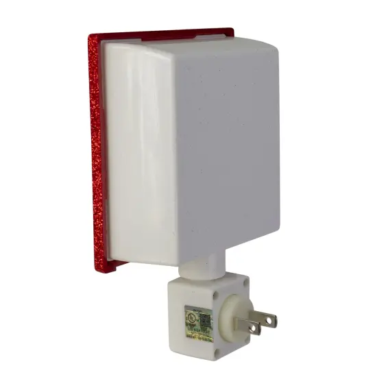 Roman Glittered Red Cardinals Christmas Night Light - 4.25" {5}