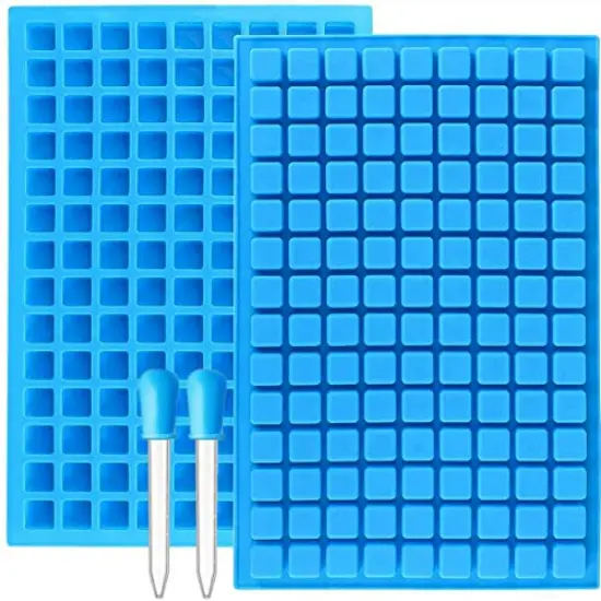 Square Candy Molds Silicone Molds for Hard Candy, Gummy, Caramels, Chocolate, Ganache, Ice Cubes, 252 Cavity {2}