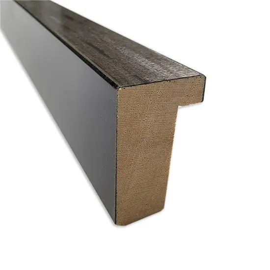 Imprint Wood Framed Corkboard, Black Cork Imprint Light Pewter {2}