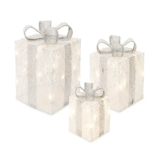 Lighted Presents (Set of 3) {1}