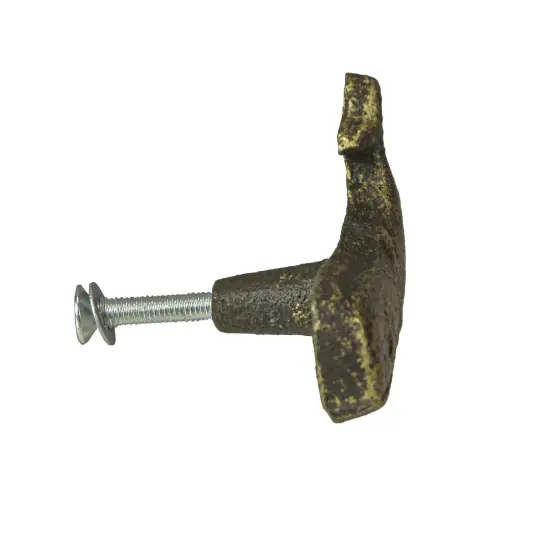 Rustic Cast Iron Whale Drawer Pull Decorative Cabinet Knob Nautical Set of 6 {2}