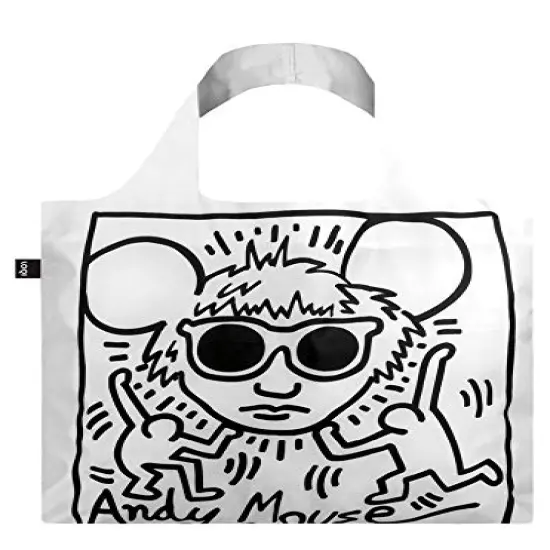 LOQI Travel Tote, Keith Haring's Andy Mouse {1}
