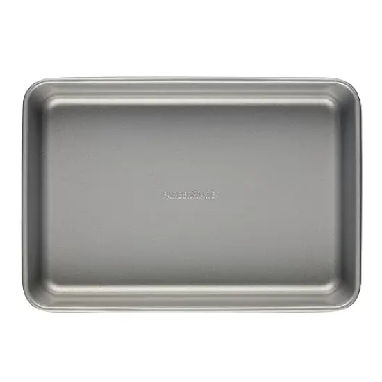 4 Pieces Baking Set Bakeware Steel Nonstick Toaster Oven Pan Set, Gray {4}