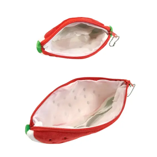 Wrapables Fruity Pencil Case and Pouch (Set of 2) Pink Watermelon {5}