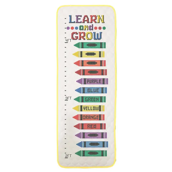 HerrschnersLearn & Grow Growth Chart Stamped Cross-Stitch Kit Multi {1}