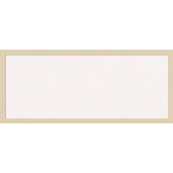 Svelte Wood Framed Corkboard, White Cork Natural {1}
